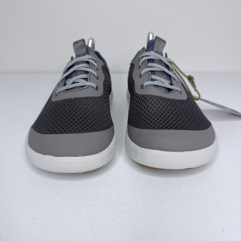 Olukai Moku Pae Pavement/Vintage Blue Mesh Boat Shoes Sneakers Men's Size 9 - Picture 2 of 9